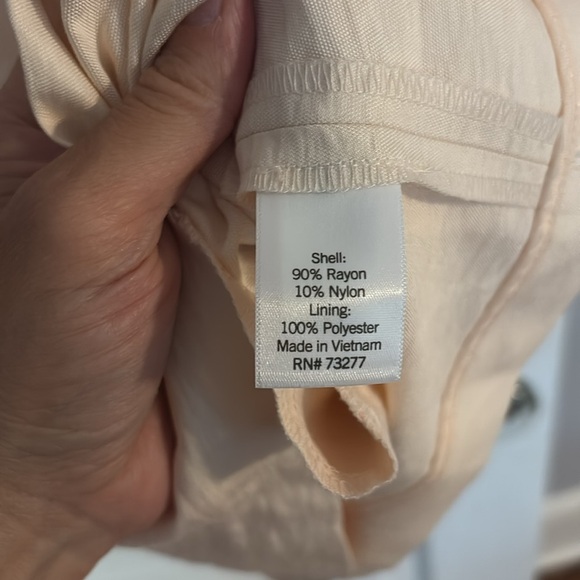 NWT LC Lauren Conrad Women's Plus 4X Peach Dust Blazer - Picture 3 of 5